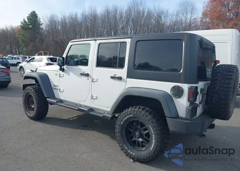 2014 Jeep Wrangler Unlimited Sport from USA, damaged, VIN 1C4BJWDG0EL103117